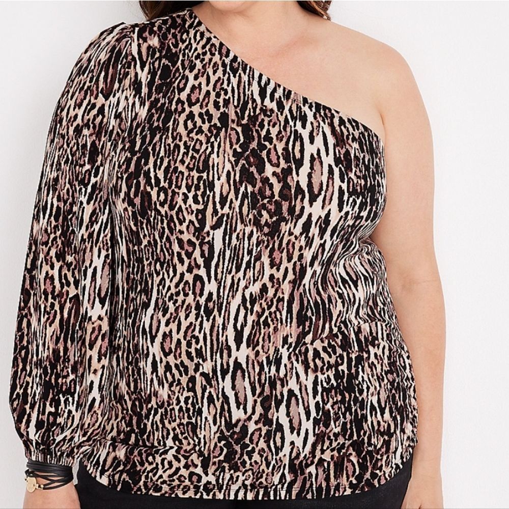 Animal Print Top‎